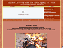 Tablet Screenshot of bedouindiscovery.com